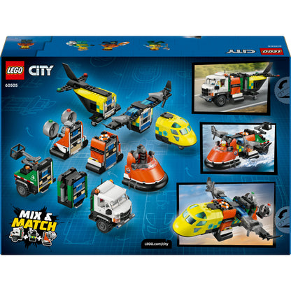 LEGO City Airplane Service Truck & Hovercraft Remix 60505