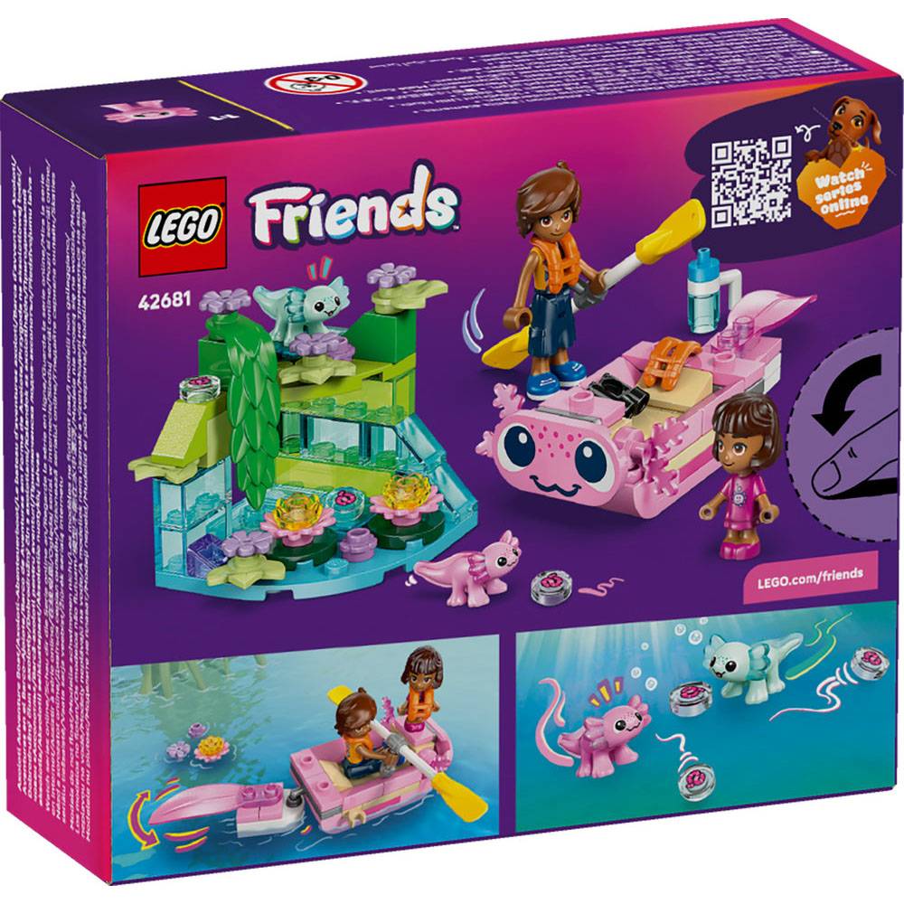 LEGO Friends Barco de Aventuras Axolote 42681 95 Peças