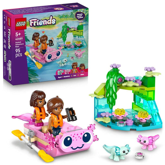 LEGO Friends Barco de Aventuras Axolote 42681 95 Peças