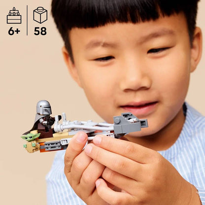 LEGO Star Wars Speeder Bike do Mandalorian e Grogu 58 Peças