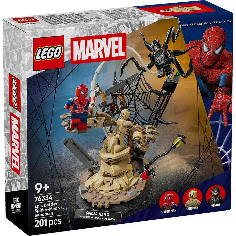 LEGO Marvel Batalha Épica Spider-Man vs Sandman e Venom 76334 201 Peças