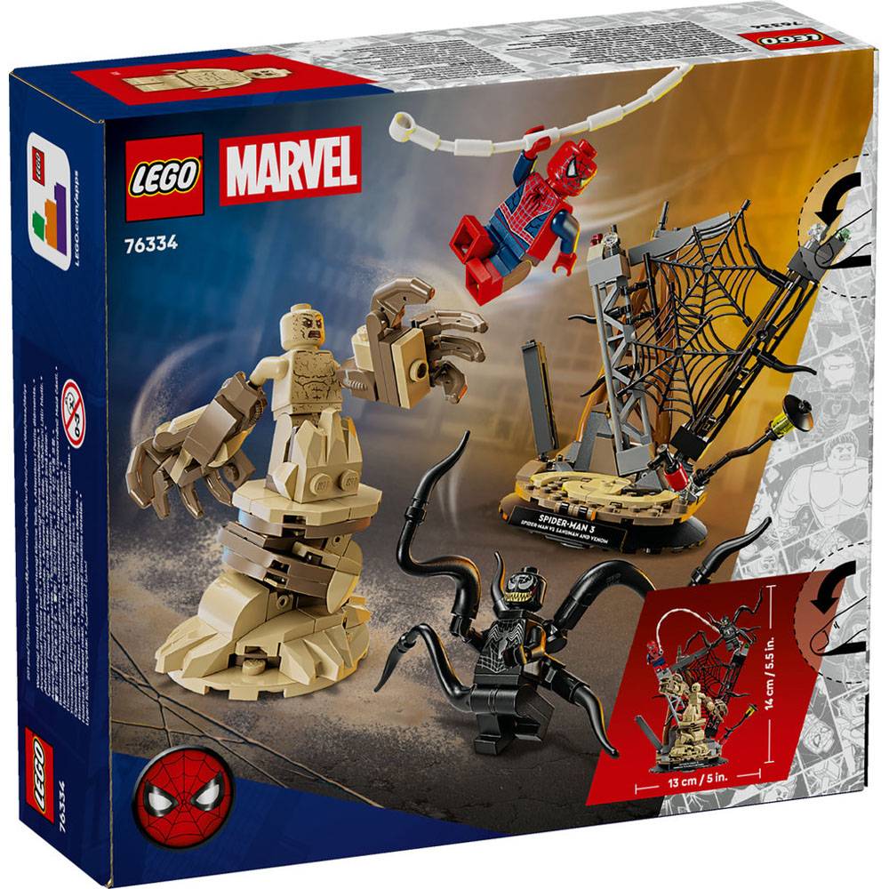 LEGO Marvel Batalha Épica Spider-Man vs Sandman e Venom 76334 201 Peças