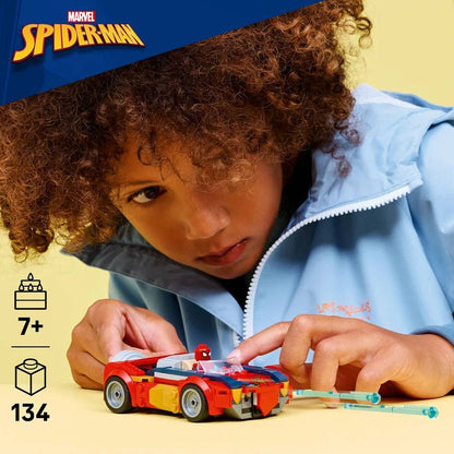 LEGO Marvel Carro do Spider-Man vs Wolverine Venomizado 76336 134 Peças