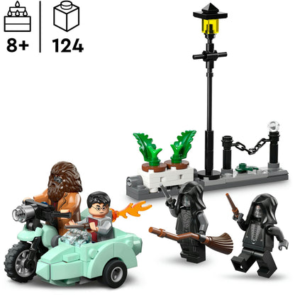 LEGO Harry Potter Fuga de Privet Drive do Hagrid e Harry 76459