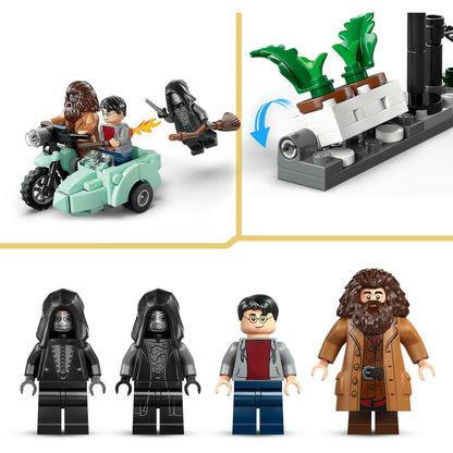 LEGO Harry Potter Fuga de Privet Drive do Hagrid e Harry 76459