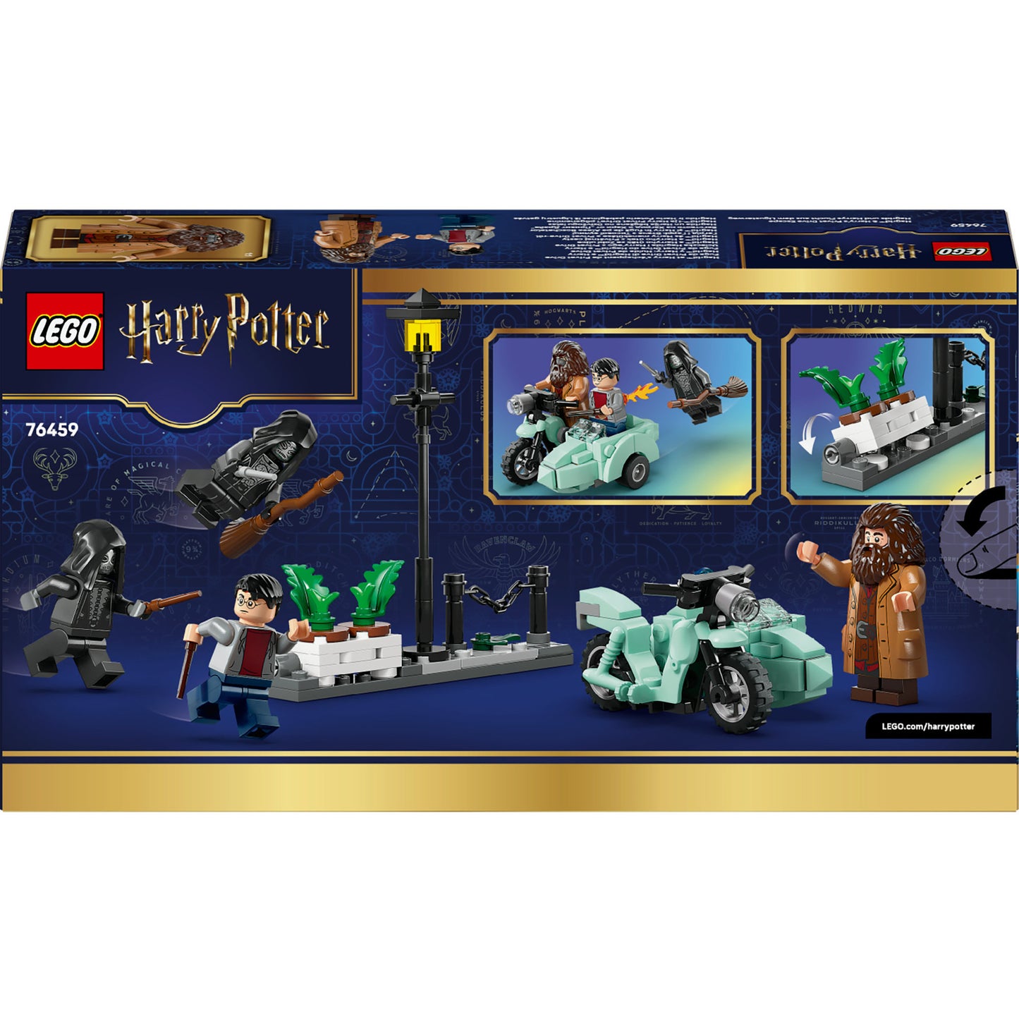 LEGO Harry Potter Fuga de Privet Drive do Hagrid e Harry 76459