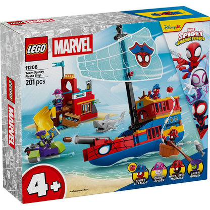LEGO Marvel Spidey And His Amazing Friends Equipa Spidey 11208 201 Peças