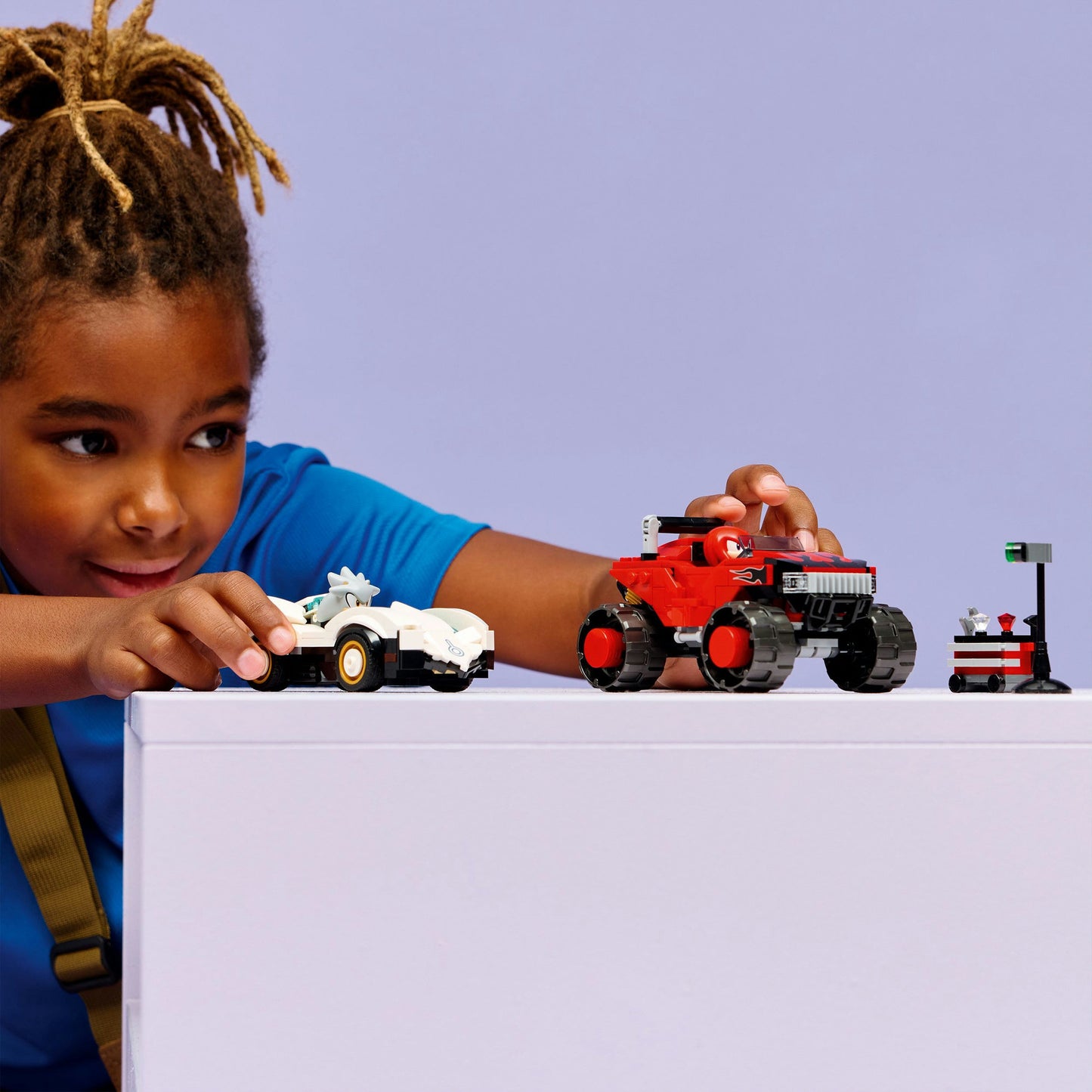 LEGO Sonic Carro do Silver vs Monster Truck do Knuckles 77118