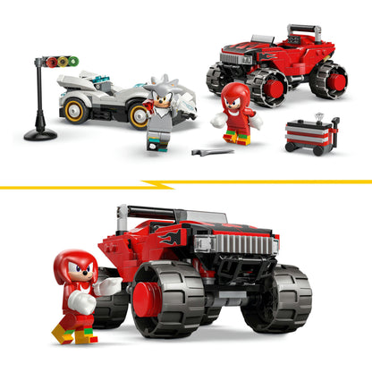 LEGO Sonic Carro do Silver vs Monster Truck do Knuckles 77118