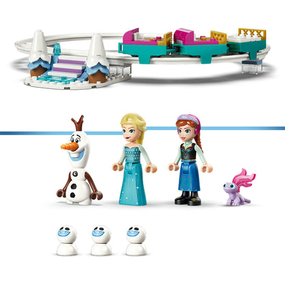 LEGO Disney Frozen Castelo de Gelo da Elsa e Aventura na Pista de Neve 43281 216 Peças