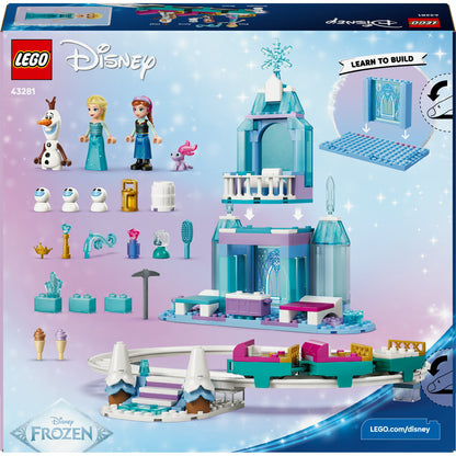 LEGO Disney Frozen Castelo de Gelo da Elsa e Aventura na Pista de Neve 43281 216 Peças