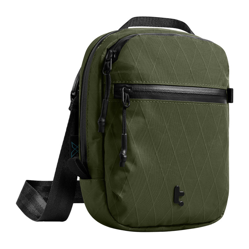 TOMTOC Aviator-T37 travel bag with shoulder strap X-Pac 1.3L (green)_0