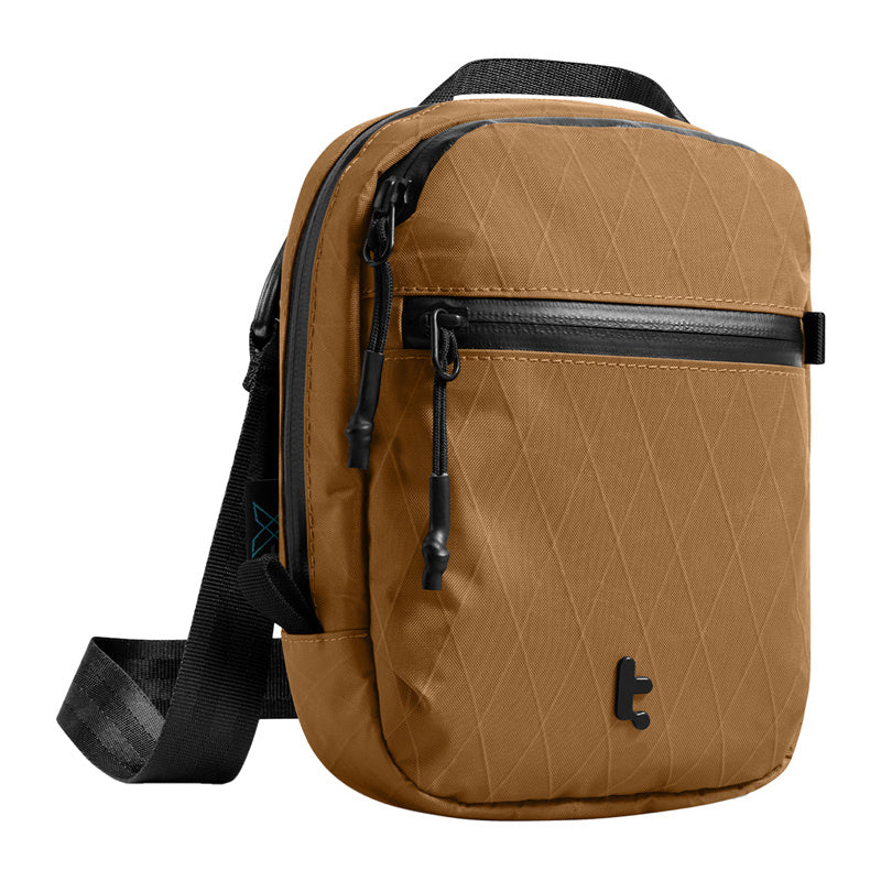 TOMTOC Aviator-T37 travel bag with shoulder strap X-Pac 1.3L (brown)_0