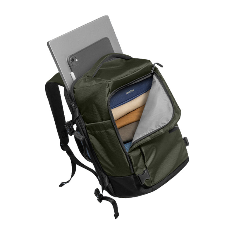 TOMTOC Navigator-T66 Liteway Travel Backpack 15.6"/28L (green)_1