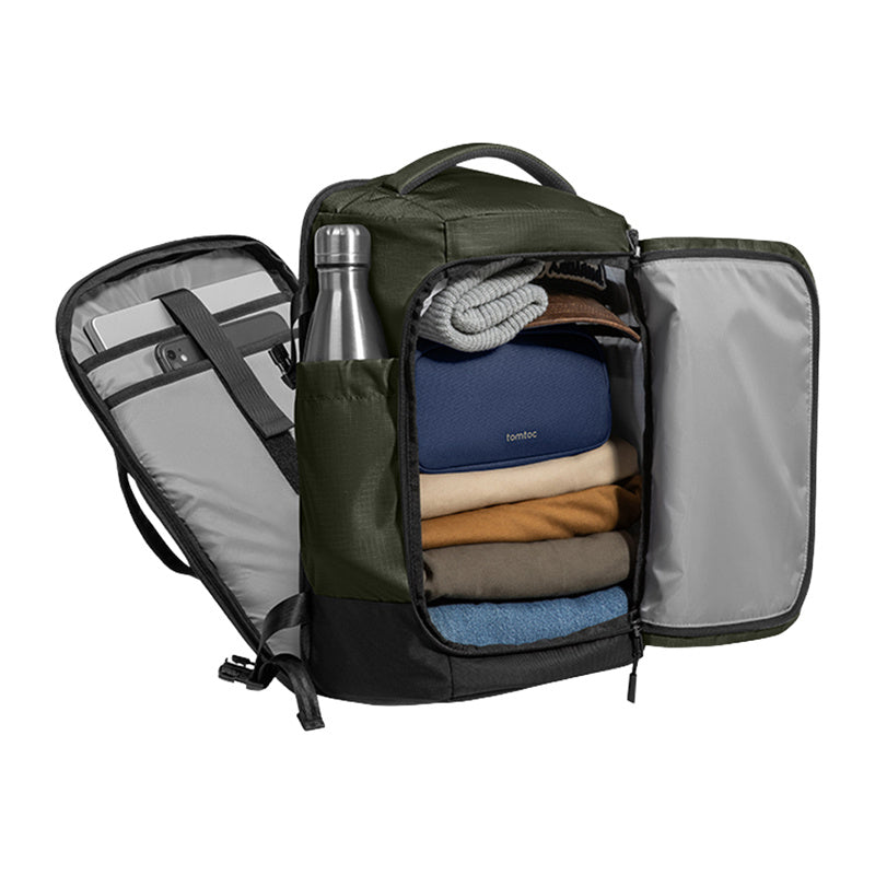 TOMTOC Navigator-T66 Liteway Travel Backpack 15.6"/28L (green)_2
