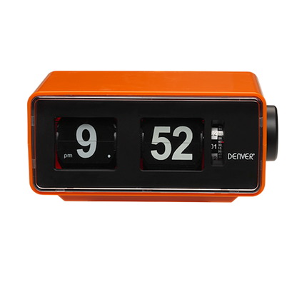 Denver Rádio Despertador CR-425 FM Vintage Laranja
