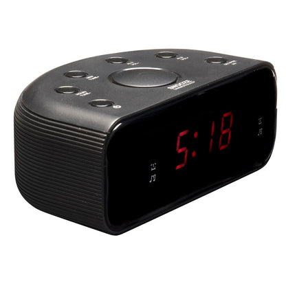 Rádio Despertador Denver CR-430 Analógico & Digital 2 x AAA não incluídas / Preto