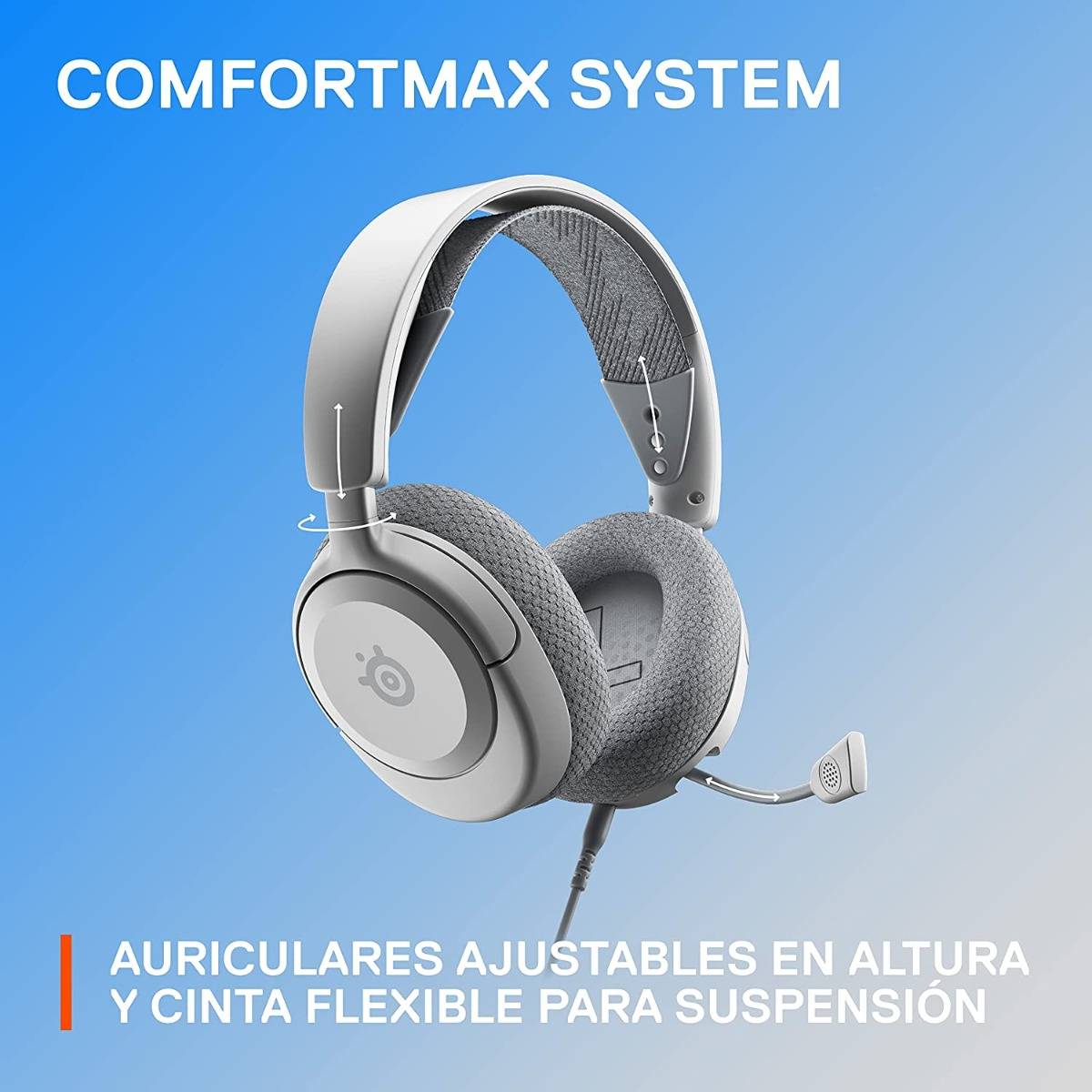 Headset SteelSeries Arctis Nova 1P Branco