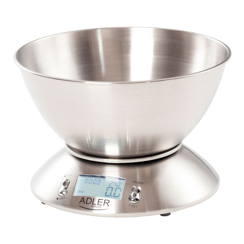 BalanÃ§a de cozinha com tigela 2 l, inox, ad3134, mÃ¡ximo 5 kg_0