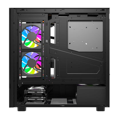 DarkFlash DS950V computer case with display (black) + 6 fans_3
