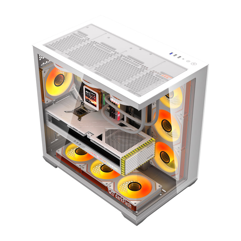 DarkFlash C280 computer case (white) + 7 fans_1