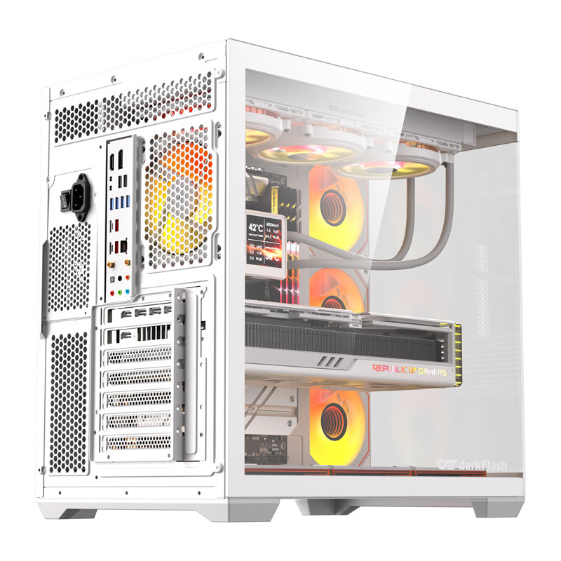 DarkFlash C280 computer case (white) + 7 fans_2