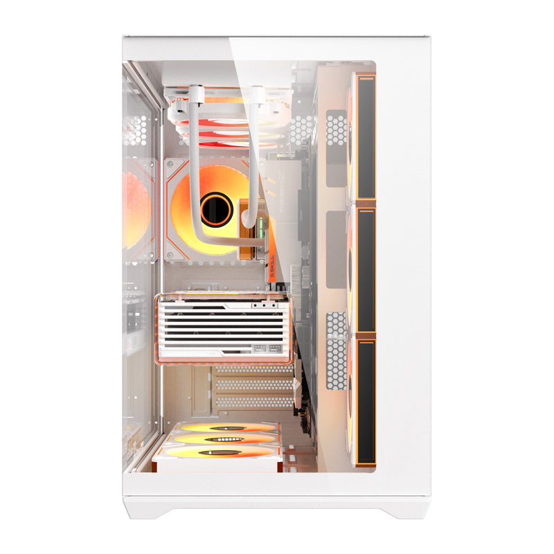 DarkFlash C280 computer case (white) + 7 fans_5
