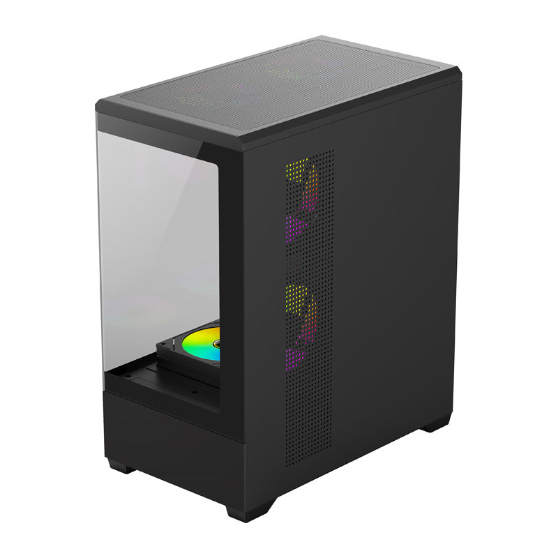 DarkFlash C365 computer case (black) + 5 fans_2
