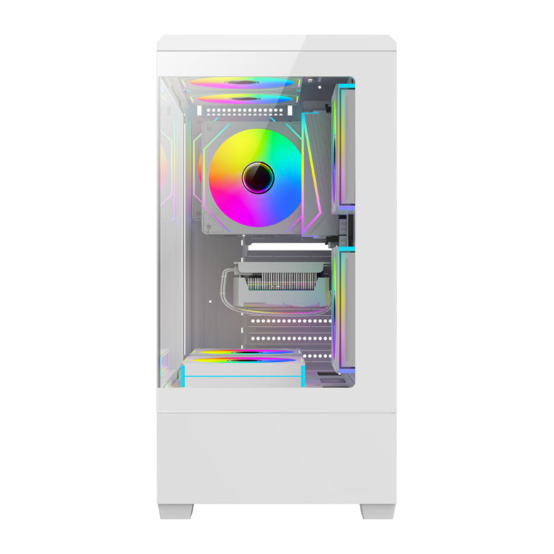 DarkFlash C365 computer case (white) + 5 fans_3