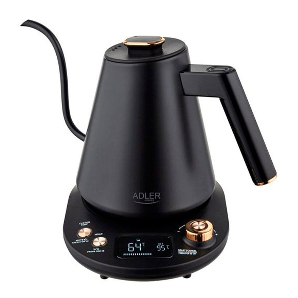 Jarro elÃ©trico ad1349, metÃ¡lico, preto, 1 l, 1100 w_0