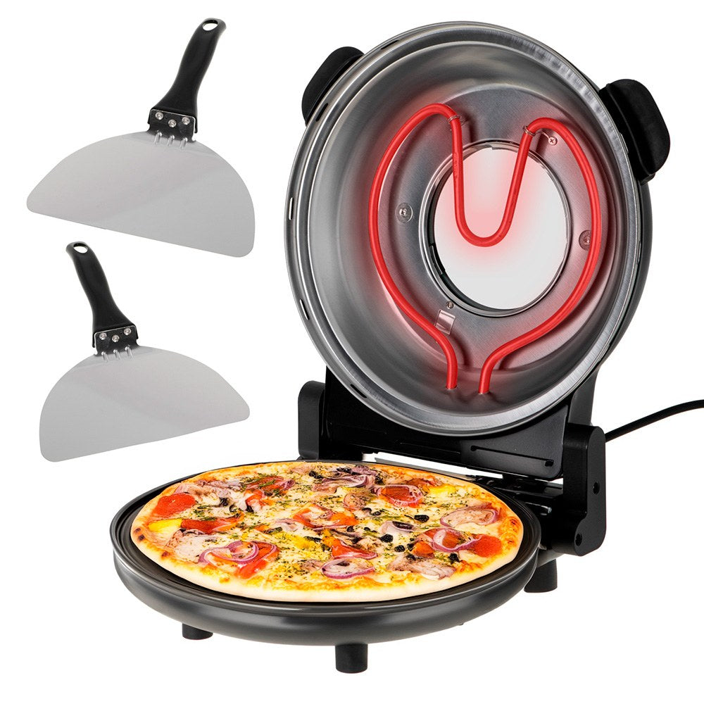 Forno elÃ©trico para pizza ad6314, preto, 1200 w_0