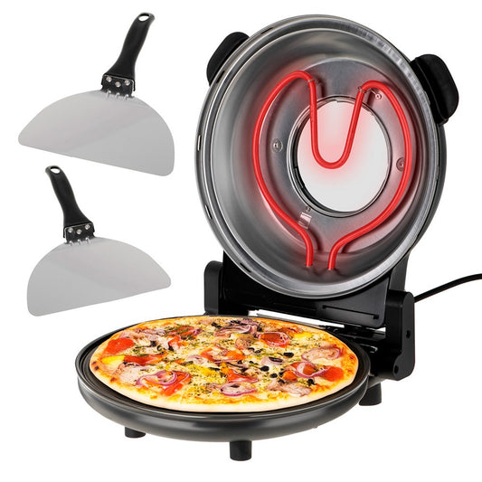 Forno elÃ©trico para pizza ad6314, preto, 1200 w_0