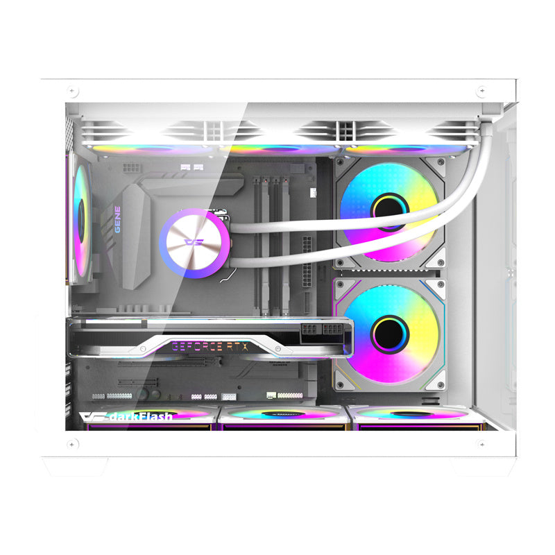 DarkFlash B275 PRO computer case (white) + 6 fans_3