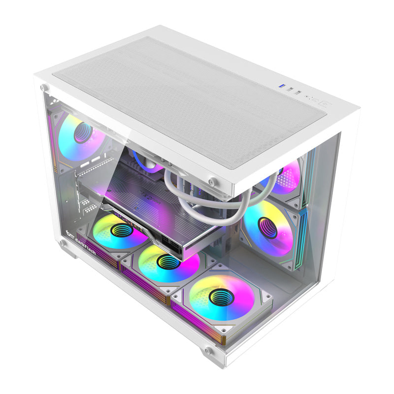 DarkFlash B275 PRO computer case (white) + 6 fans_1