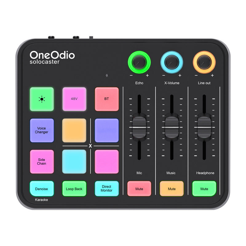 OneOdio Solocaster Audio Mixer and Sound Card_0