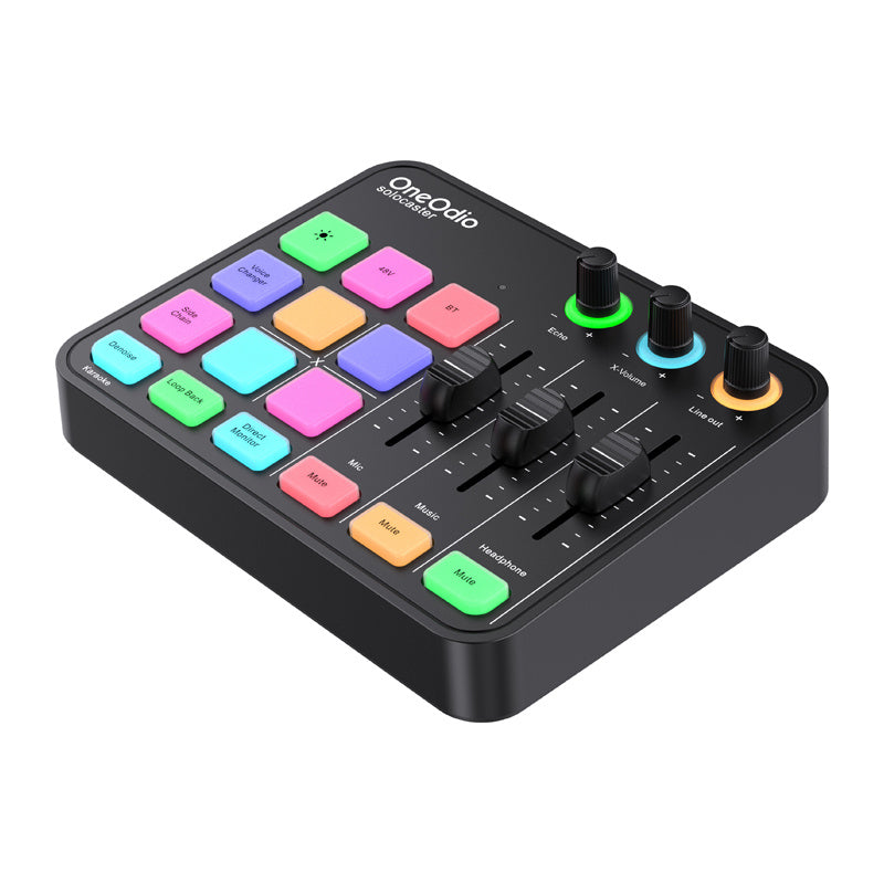 OneOdio Solocaster Audio Mixer and Sound Card_2