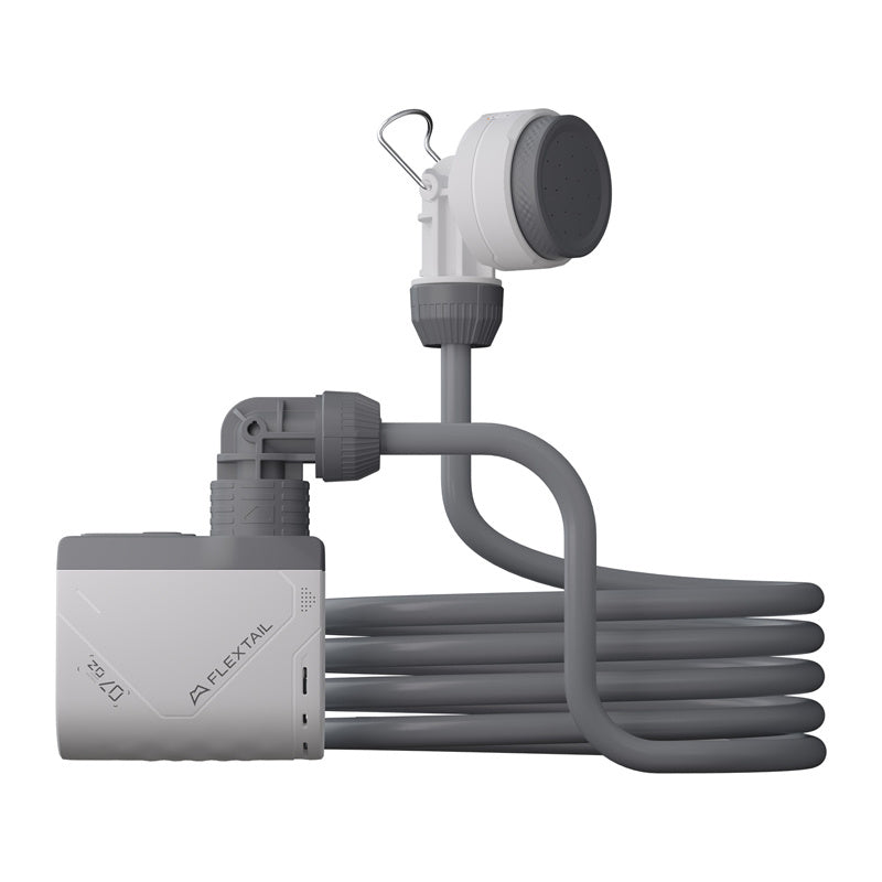Flextail Tiny Shower Portable Shower with Pump (White)_0