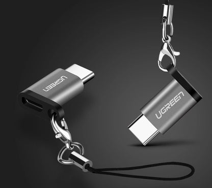 Ugreen adapter micro USB to USB Type C adapter black (30391)_10