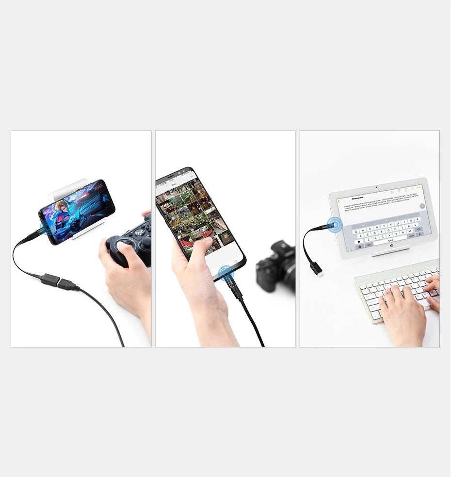 Ugreen adapter micro USB to USB Type C adapter black (30391)_4