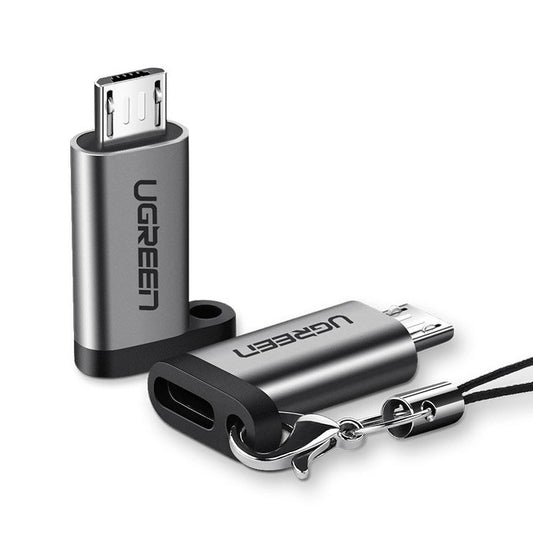 Ugreen adapter USB Type C to micro USB adapter gray (50590)_0
