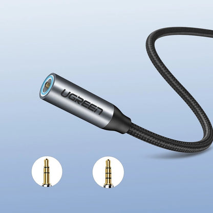 Ugreen Headphone Adapter with 3.5mm mini jack to USB Type C 10cm gray (30632)_4