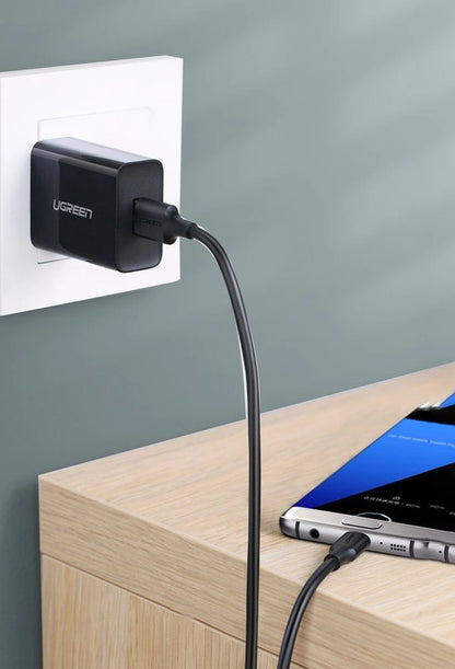 Ugreen US184 20882 USB-A 3.0 / USB-C 3A cable 1m - black_2