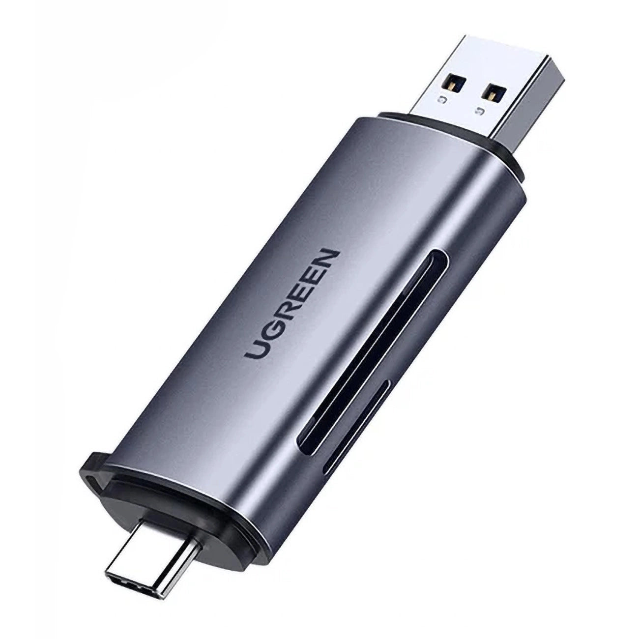 Ugreen CM185 50706 reader for SD / micro SD cards on USB-A 3.0 / USB-C 3.0 - gray_2