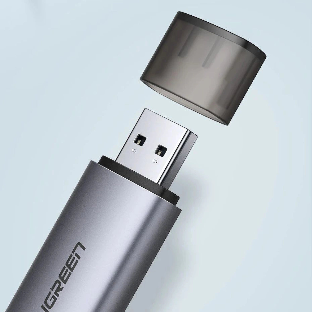 Ugreen CM185 50706 reader for SD / micro SD cards on USB-A 3.0 / USB-C 3.0 - gray_11