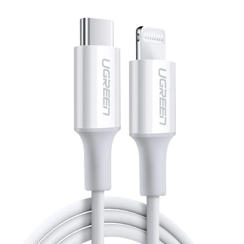 Ugreen US171 Lightning - USB-C MFi PD cable 20W 480Mb/s 1m - white_2