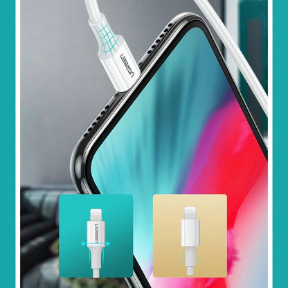 Ugreen US171 Lightning - USB-C MFi PD cable 20W 480Mb/s 1m - white_11