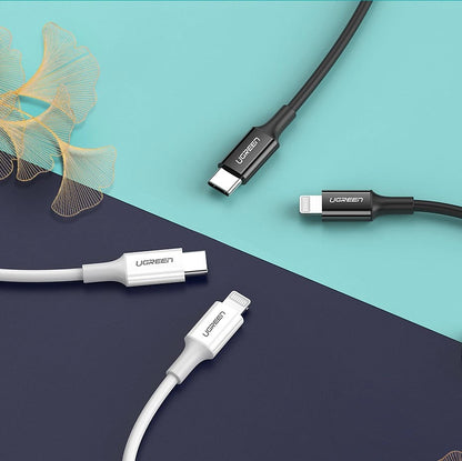 Ugreen US171 Lightning - USB-C MFi PD cable 20W 480Mb/s 1m - white_12