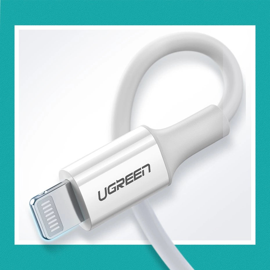 Ugreen US171 Lightning - USB-C MFi PD cable 20W 480Mb/s 1m - white_5