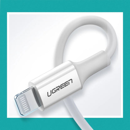 Ugreen US171 Lightning - USB-C MFi PD cable 20W 480Mb/s 1m - white_5