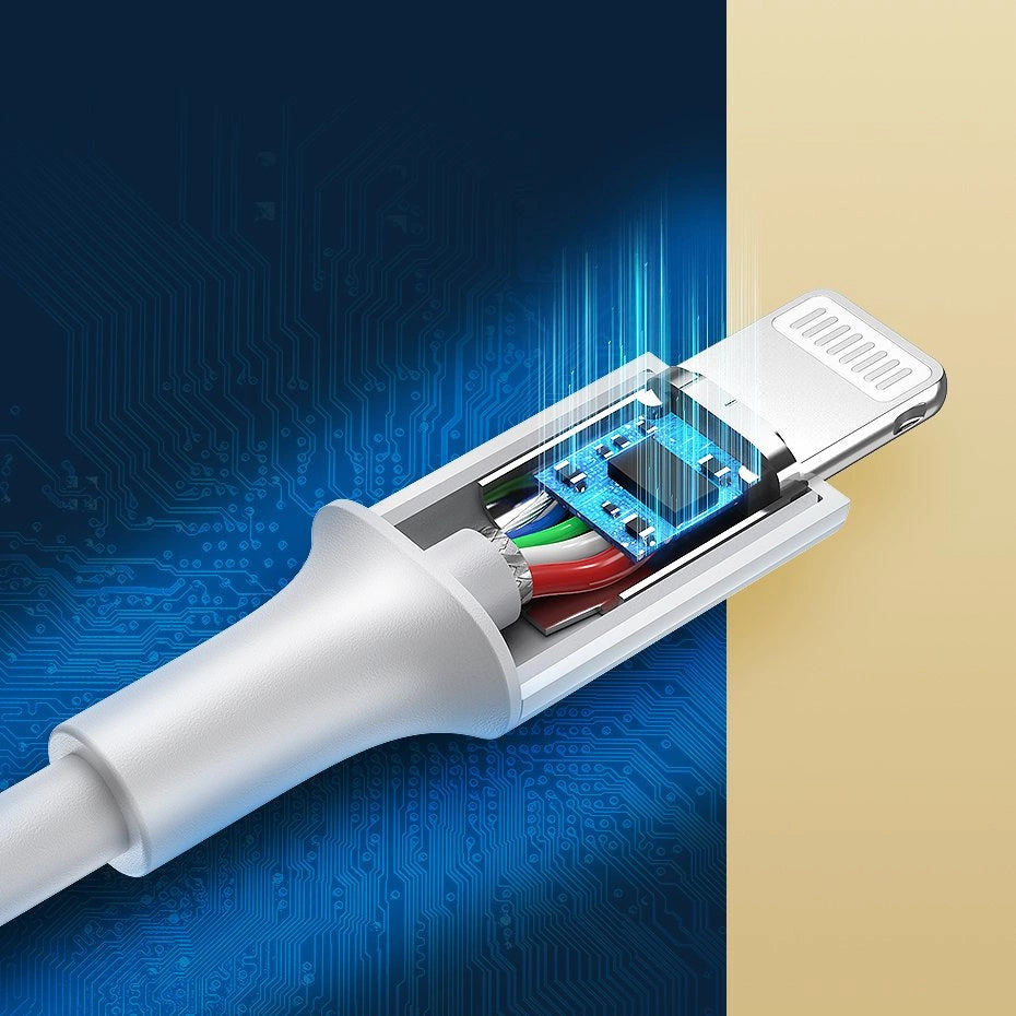 Ugreen US171 Lightning - USB-C MFi PD cable 20W 480Mb/s 1m - white_9